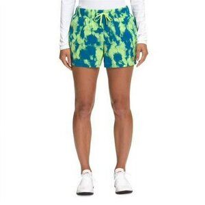 The North Face Running Shorts Womens Size XXL Regular Tie-Dye Blue/Yellow NEW